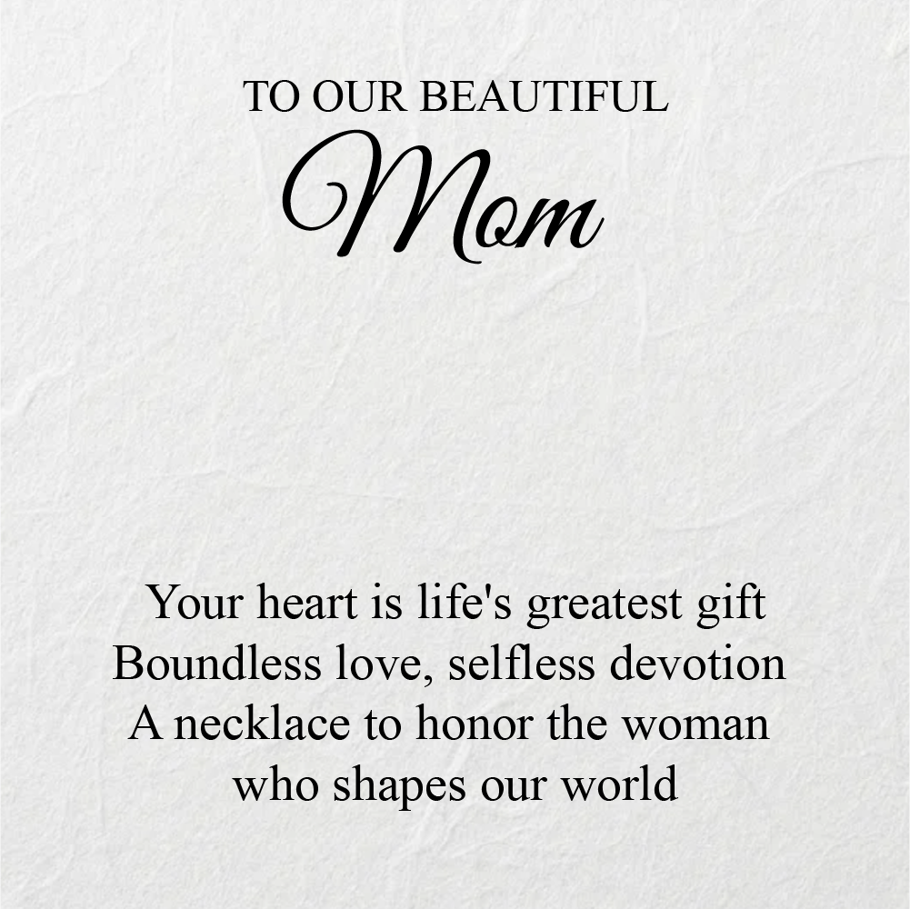 Heirloom Heartfelt Necklace Card