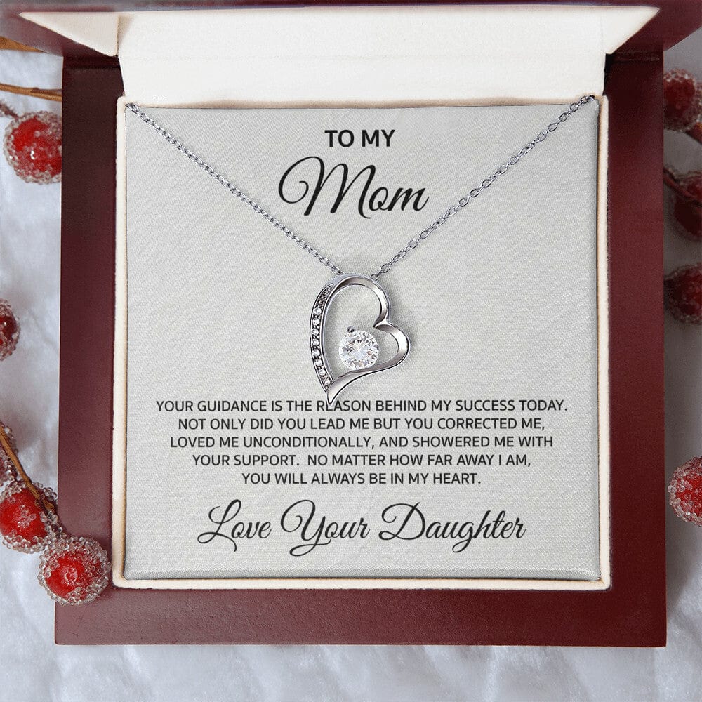 Daughter to Mother "You're the reason for my success" Love Necklace