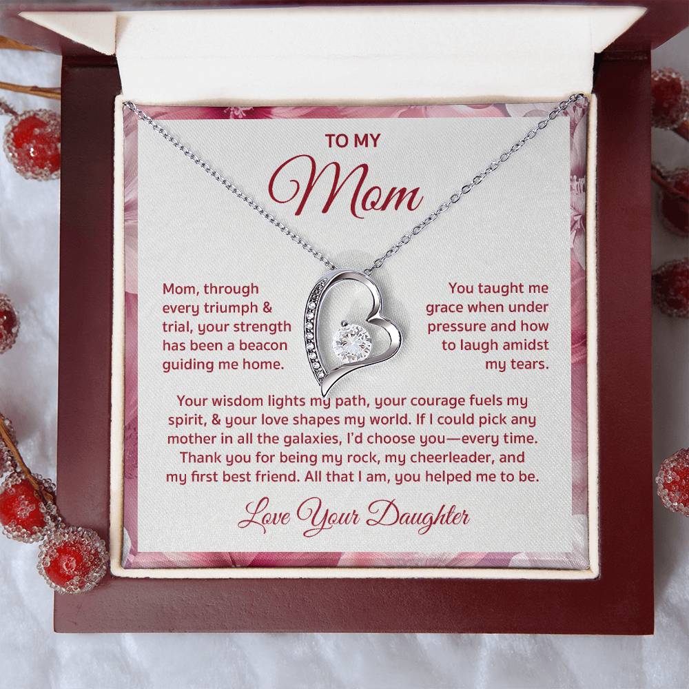 Mother's Daughter Forever Love Necklace