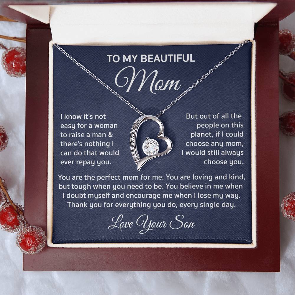 Mother Son Bond - Forever Love Necklace