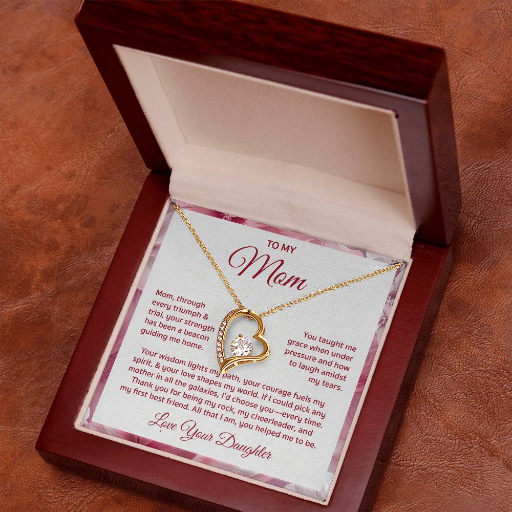 Mother's Daughter Forever Love Necklace