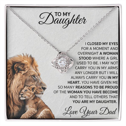 To My Daughter "I Closed My Eyes..."