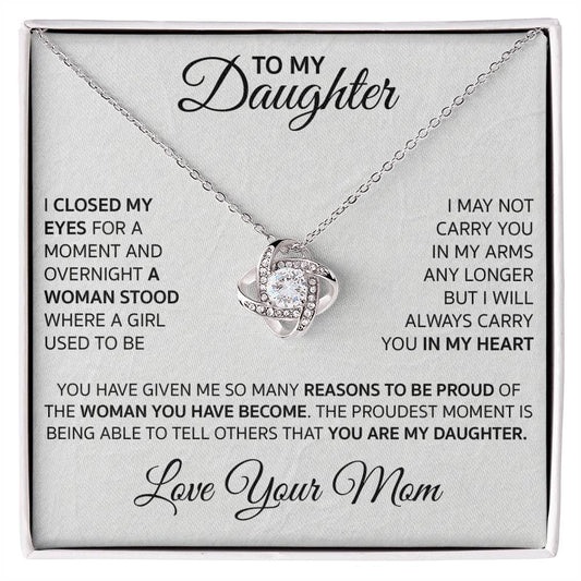 To My Daughter "I closed My Eyes..."