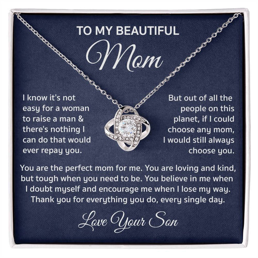 Mother Son Bond - Forever Love Necklace