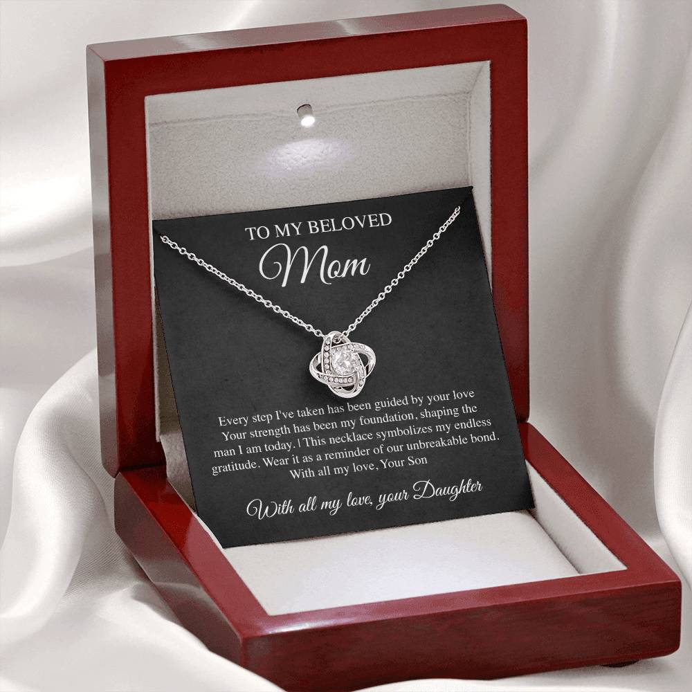 Mother's Guidance Crest Necklace Card Daughter