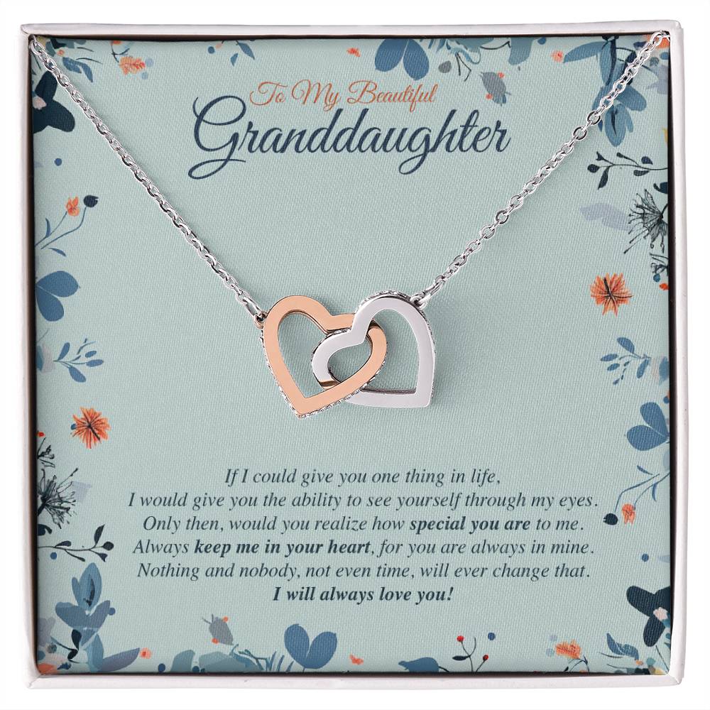 Granddaughter Seen Through My Eyes Necklace