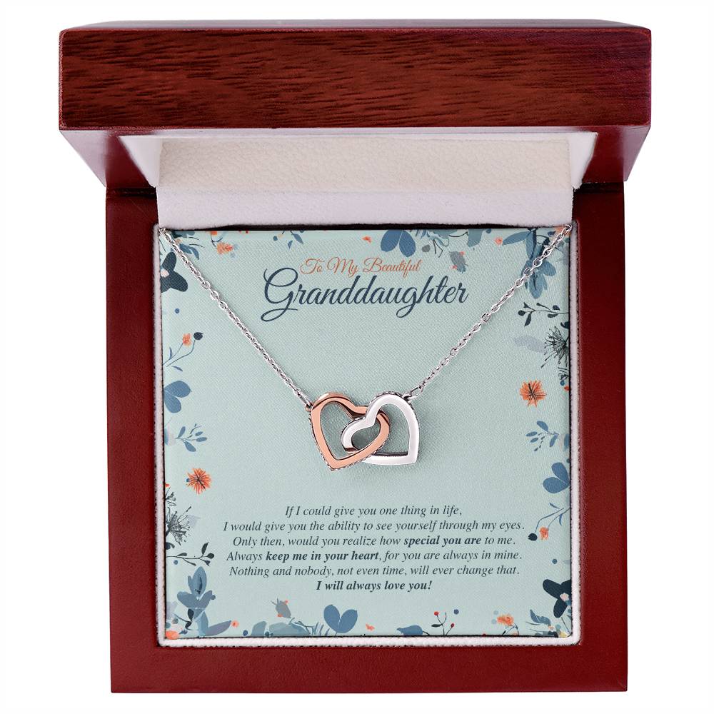 Granddaughter Seen Through My Eyes Necklace