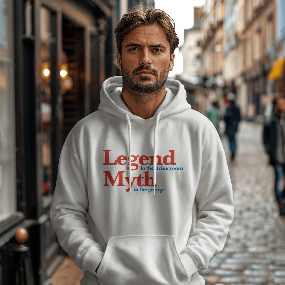 Living Room Legend, Garage Myth Hoodie