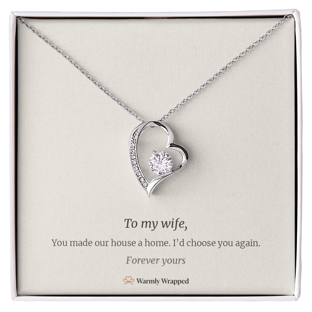 To My Wife Forever Love Necklace