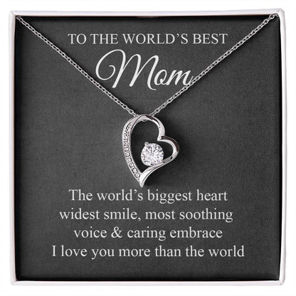 Mom's Biggest Heart Forever Love Necklace