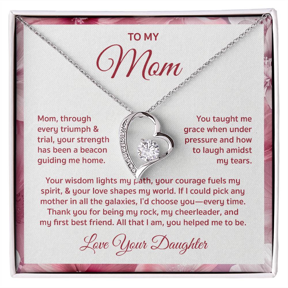 Mother's Daughter Forever Love Necklace