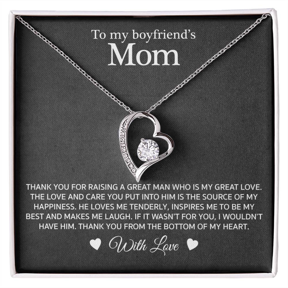 To You Boyfriend's Mom "Raising a Great Man" Necklace