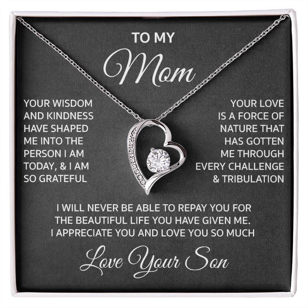 Mom's Gift-Forever Grateful Necklace