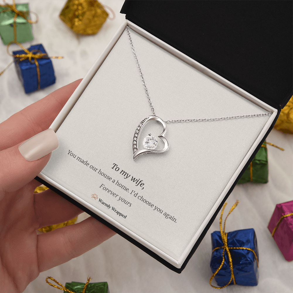 To My Wife Forever Love Necklace