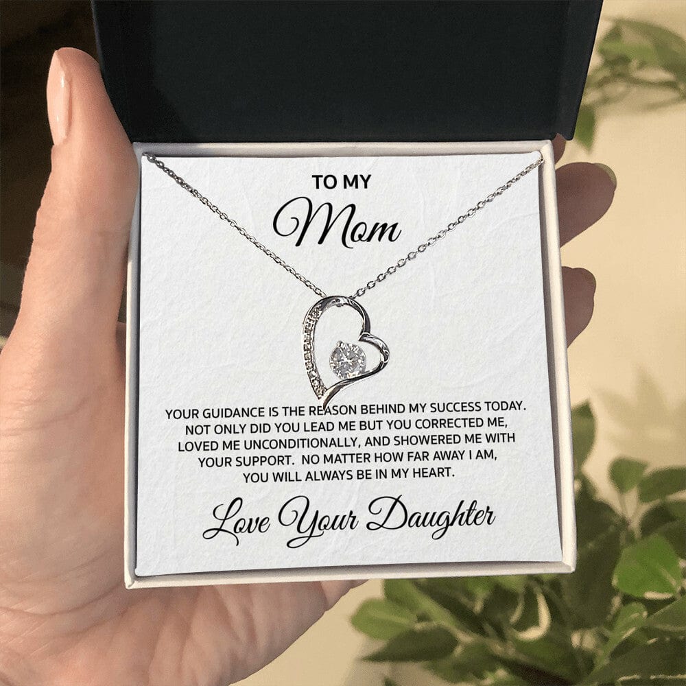 Daughter to Mother "You're the reason for my success" Love Necklace