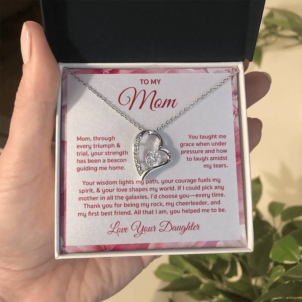 Mother's Daughter Forever Love Necklace