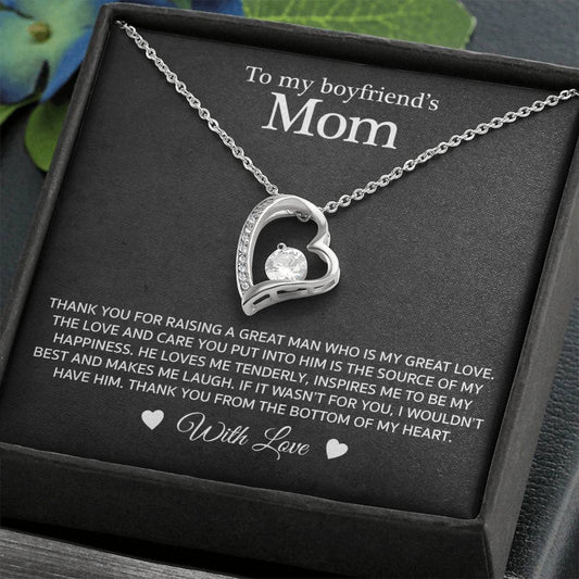 To You Boyfriend's Mom "Raising a Great Man" Necklace