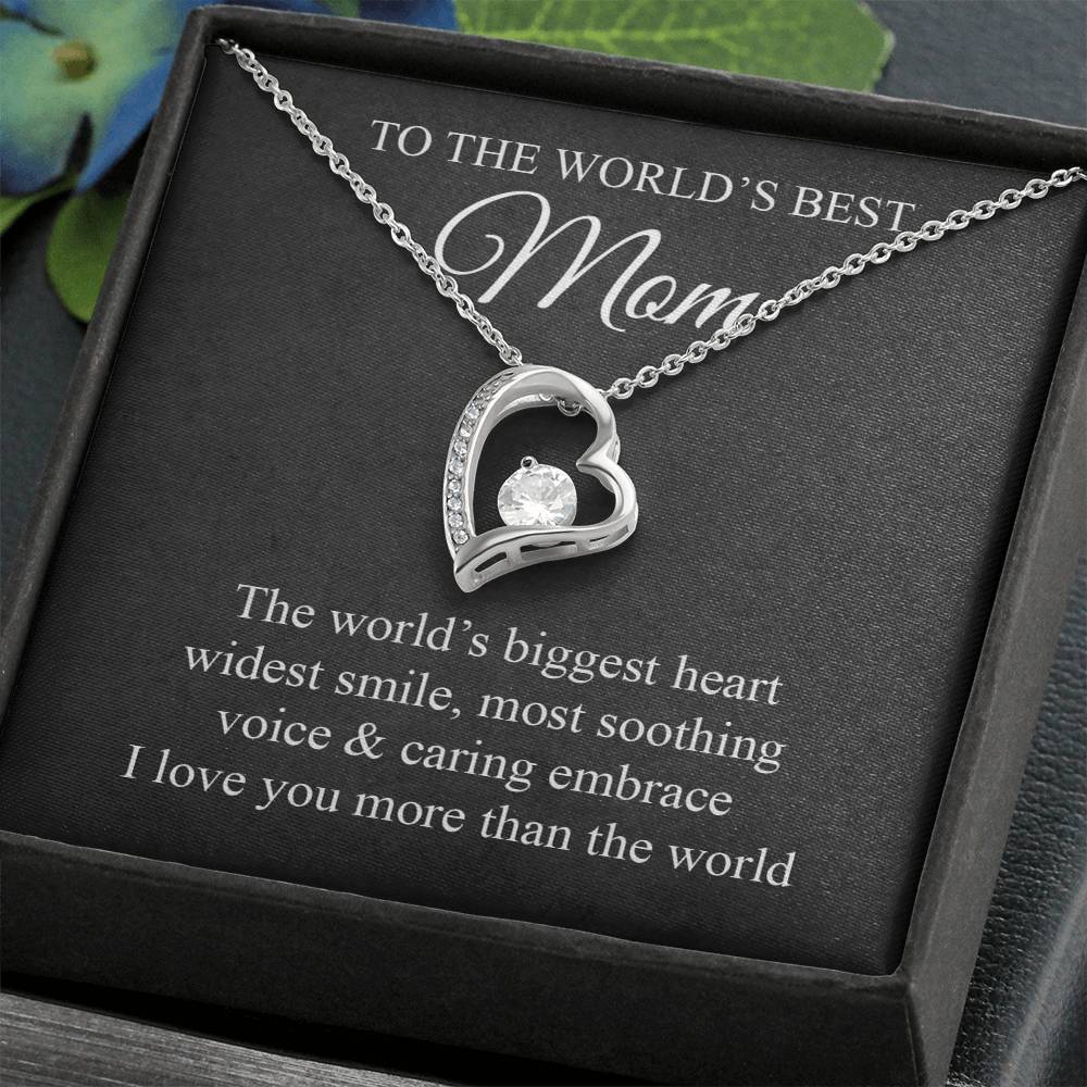 Mom's Biggest Heart Forever Love Necklace