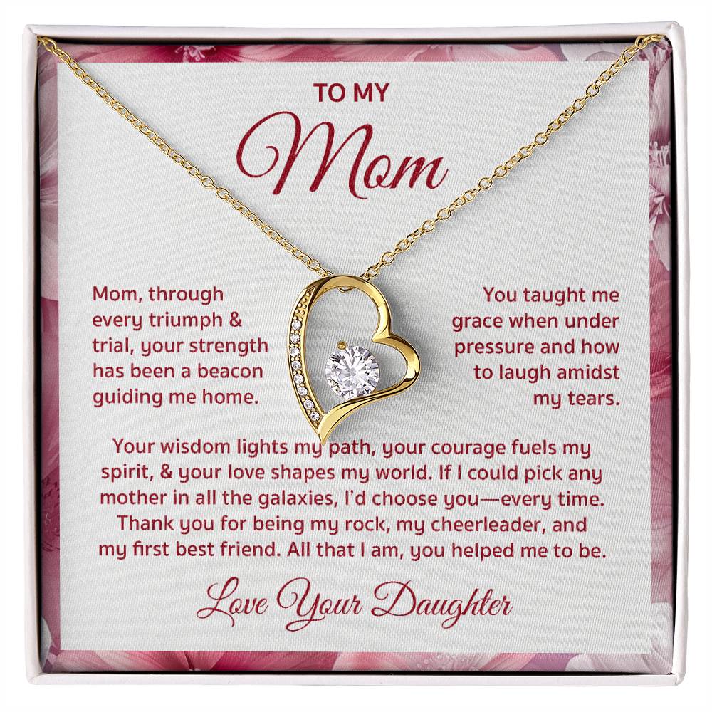 Mother's Daughter Forever Love Necklace