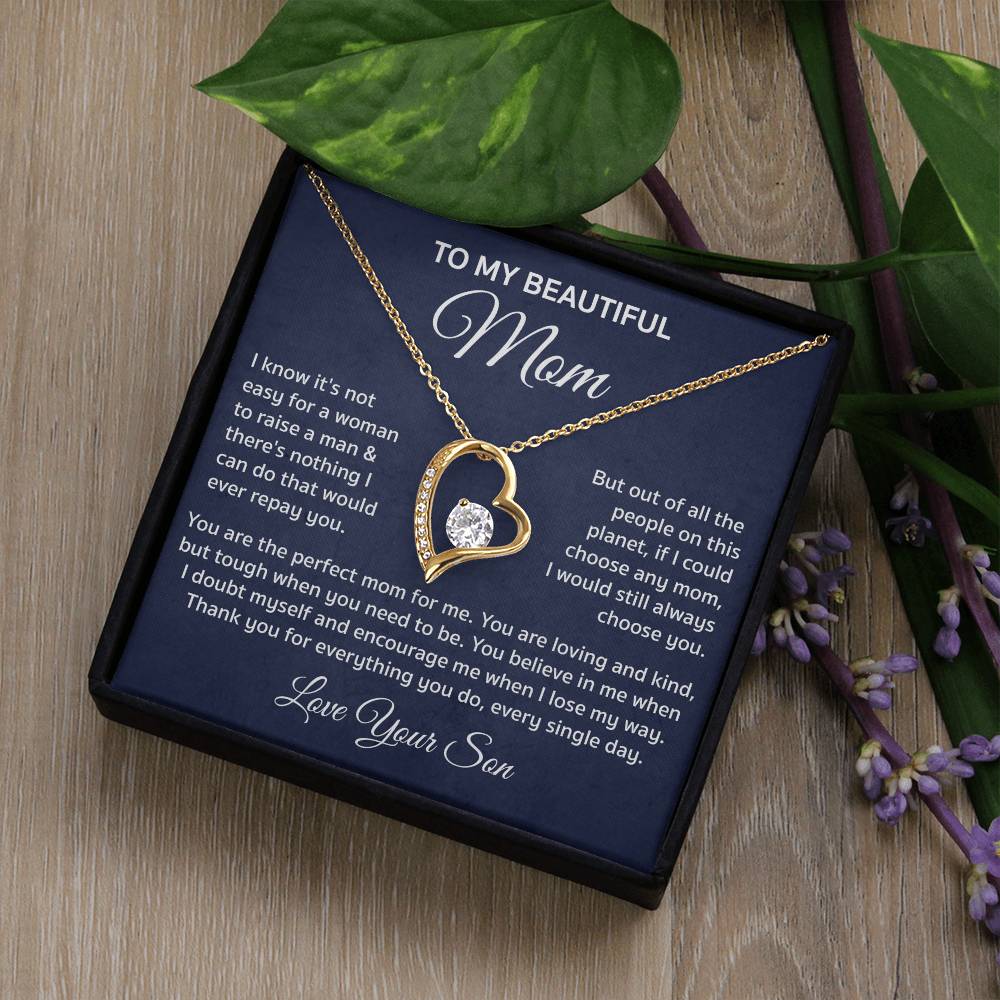 Mother Son Bond - Forever Love Necklace