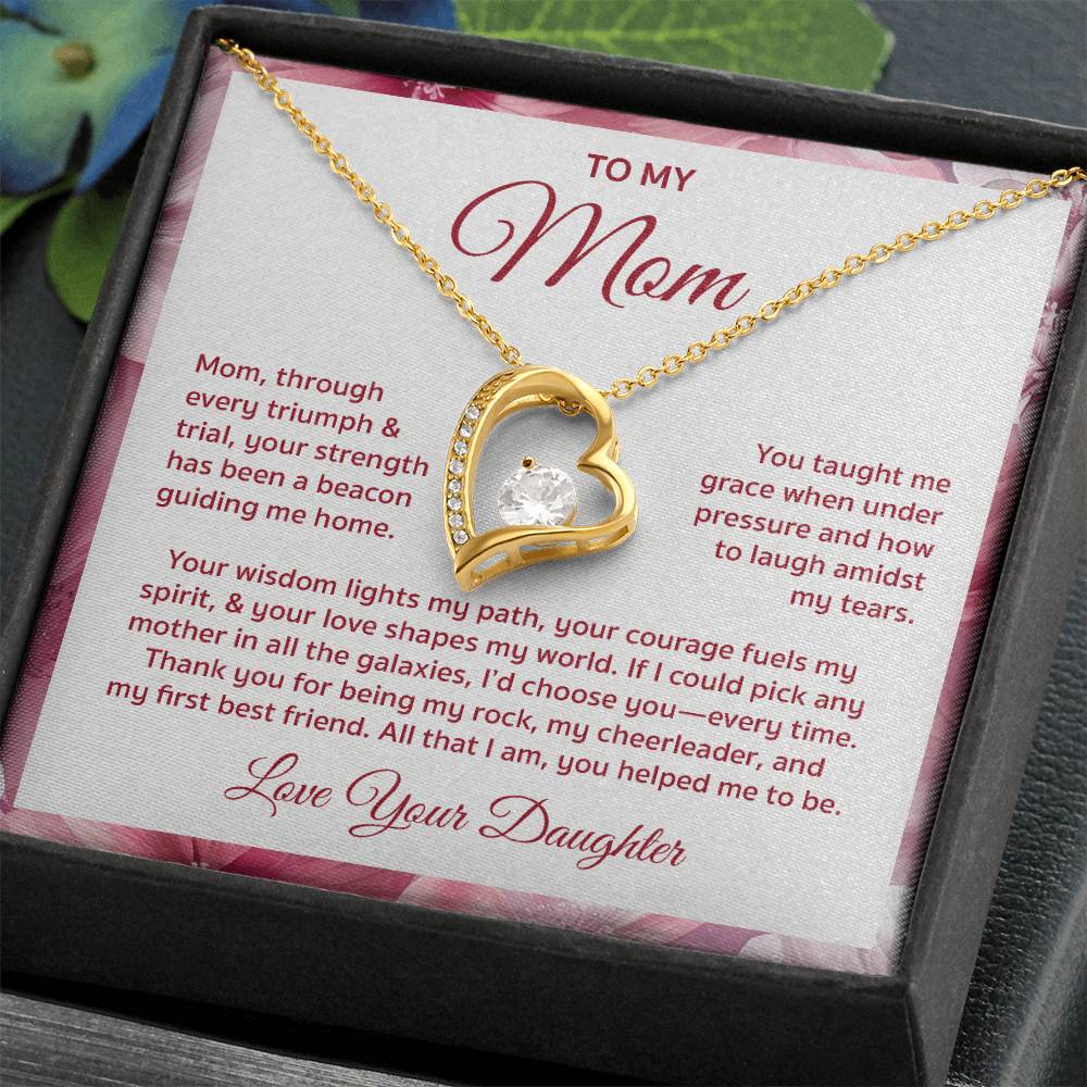 Mother's Daughter Forever Love Necklace