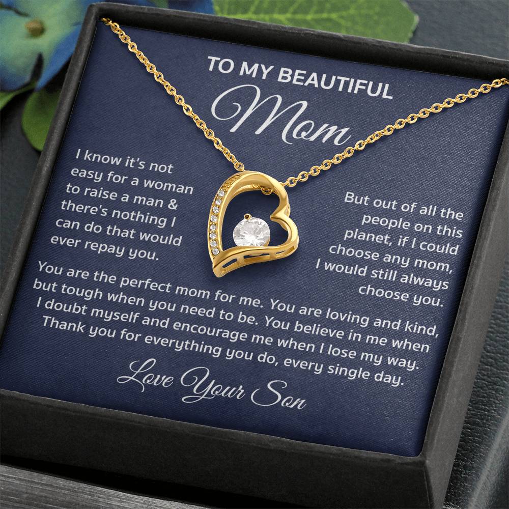 Mother Son Bond - Forever Love Necklace